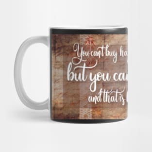 You can't buy happiness but you can buy books and that is kind of the same thing Mug